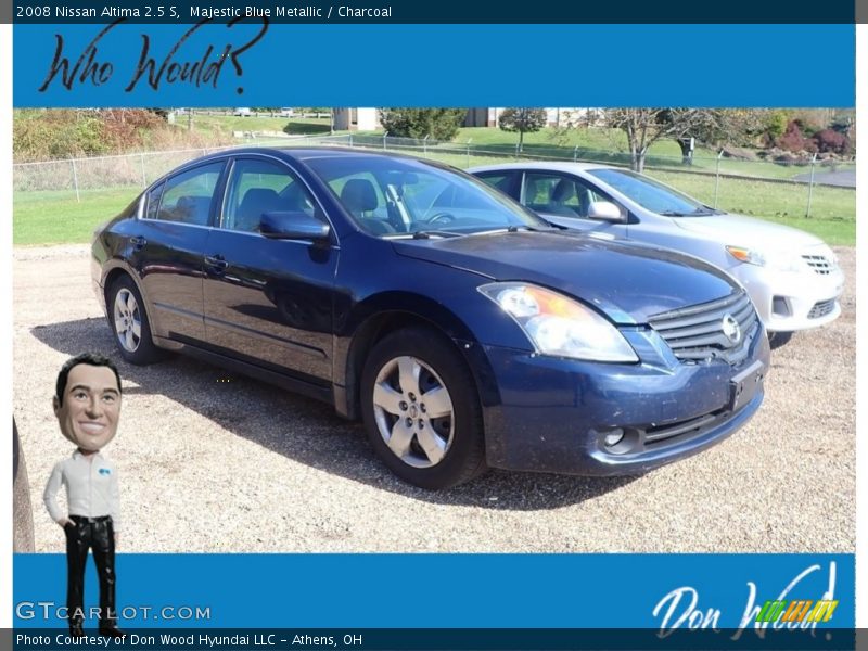 Majestic Blue Metallic / Charcoal 2008 Nissan Altima 2.5 S