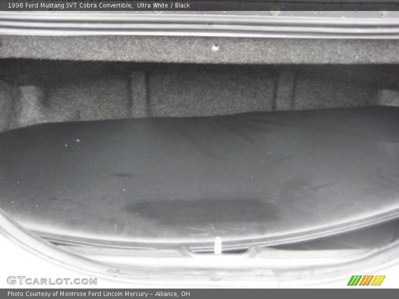 Ultra White / Black 1998 Ford Mustang SVT Cobra Convertible