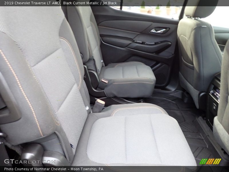 Black Current Metallic / Jet Black 2019 Chevrolet Traverse LT AWD