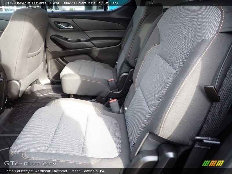 Black Current Metallic / Jet Black 2019 Chevrolet Traverse LT AWD
