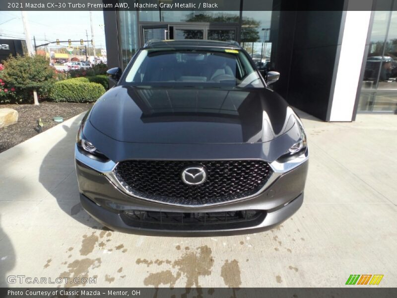 Machine Gray Metallic / Black 2021 Mazda CX-30 Turbo Premium AWD