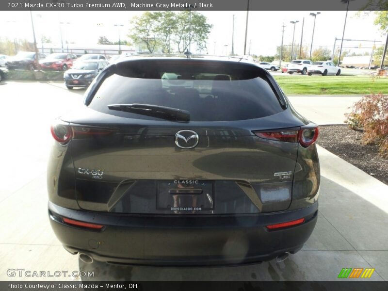 Machine Gray Metallic / Black 2021 Mazda CX-30 Turbo Premium AWD