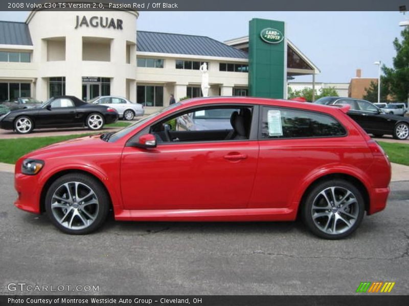 Passion Red / Off Black 2008 Volvo C30 T5 Version 2.0