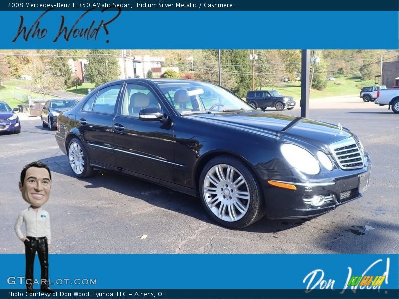 Iridium Silver Metallic / Cashmere 2008 Mercedes-Benz E 350 4Matic Sedan