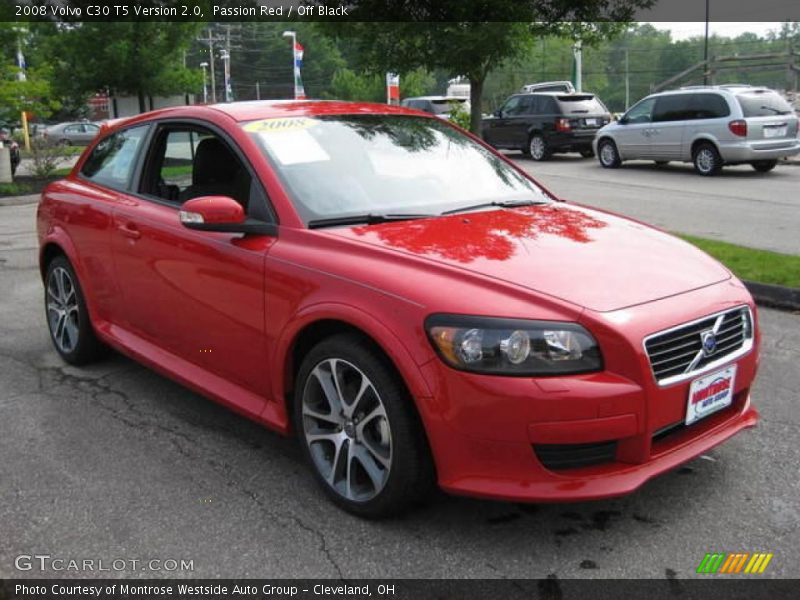 Passion Red / Off Black 2008 Volvo C30 T5 Version 2.0