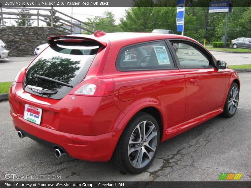 Passion Red / Off Black 2008 Volvo C30 T5 Version 2.0