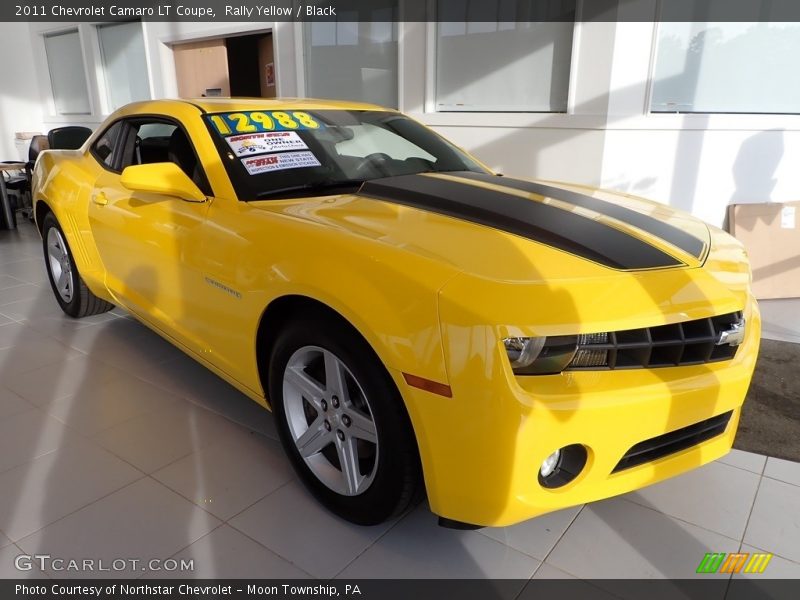 Rally Yellow / Black 2011 Chevrolet Camaro LT Coupe