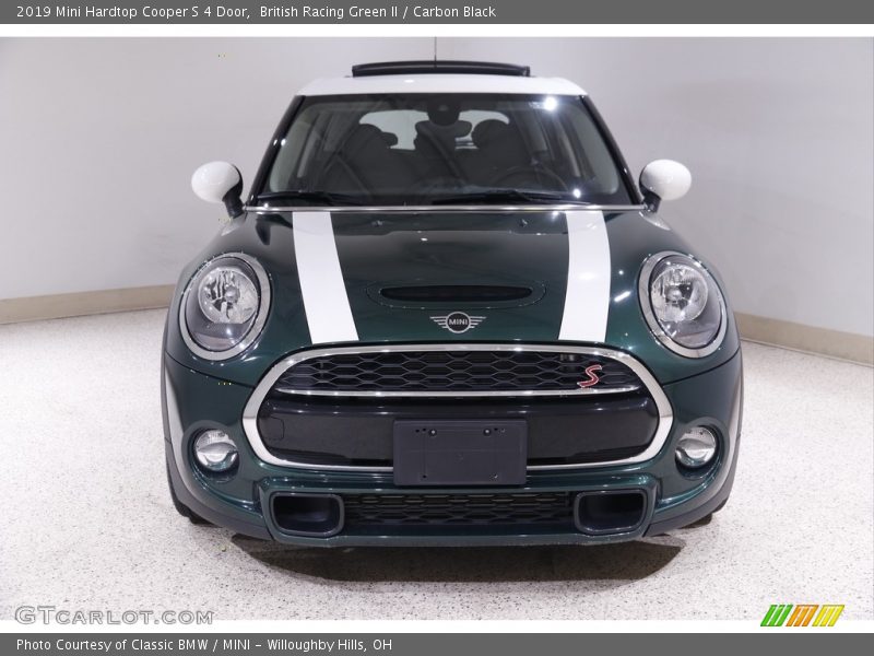 British Racing Green II / Carbon Black 2019 Mini Hardtop Cooper S 4 Door
