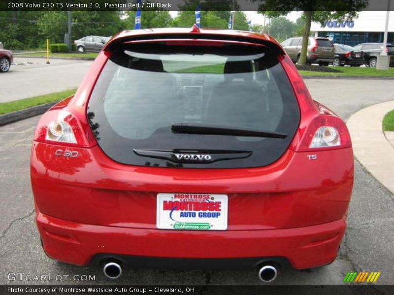 Passion Red / Off Black 2008 Volvo C30 T5 Version 2.0
