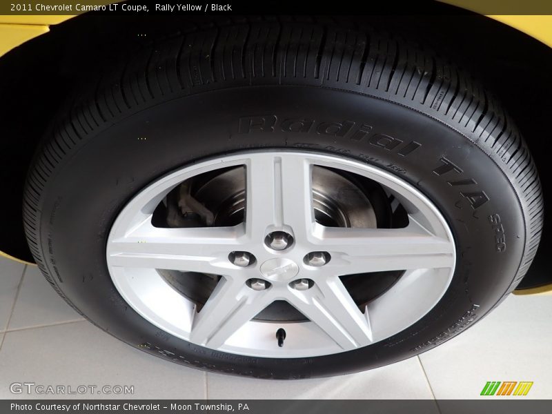 Rally Yellow / Black 2011 Chevrolet Camaro LT Coupe
