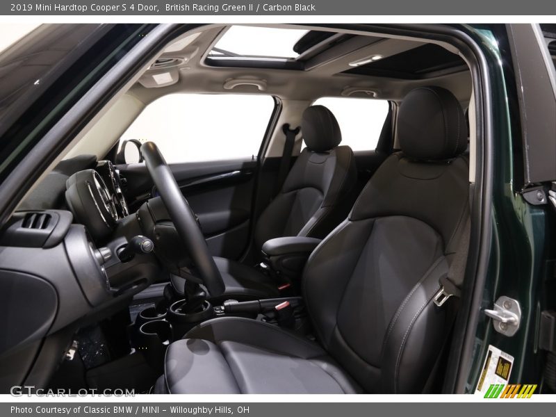 British Racing Green II / Carbon Black 2019 Mini Hardtop Cooper S 4 Door