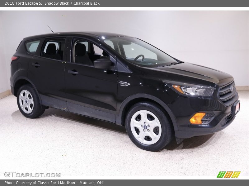 Shadow Black / Charcoal Black 2018 Ford Escape S