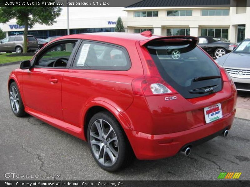 Passion Red / Off Black 2008 Volvo C30 T5 Version 2.0