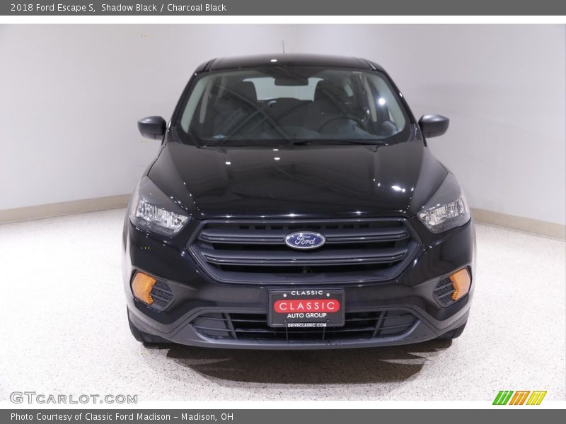 Shadow Black / Charcoal Black 2018 Ford Escape S