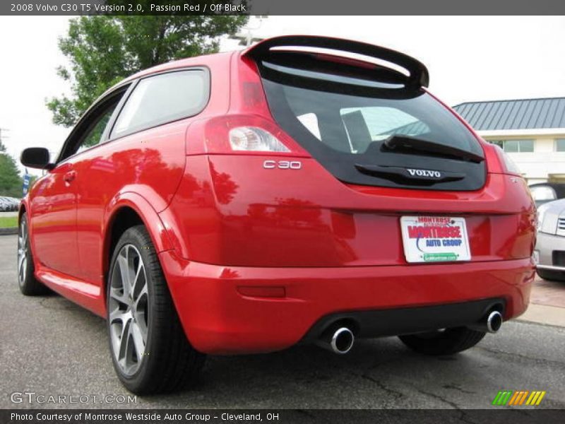 Passion Red / Off Black 2008 Volvo C30 T5 Version 2.0