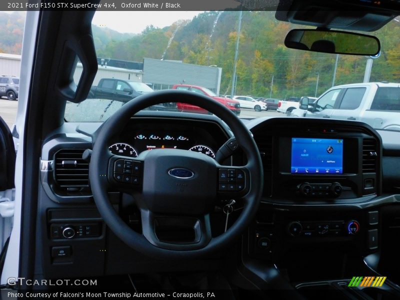 Oxford White / Black 2021 Ford F150 STX SuperCrew 4x4