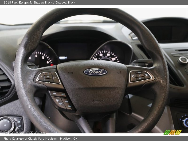 Shadow Black / Charcoal Black 2018 Ford Escape S