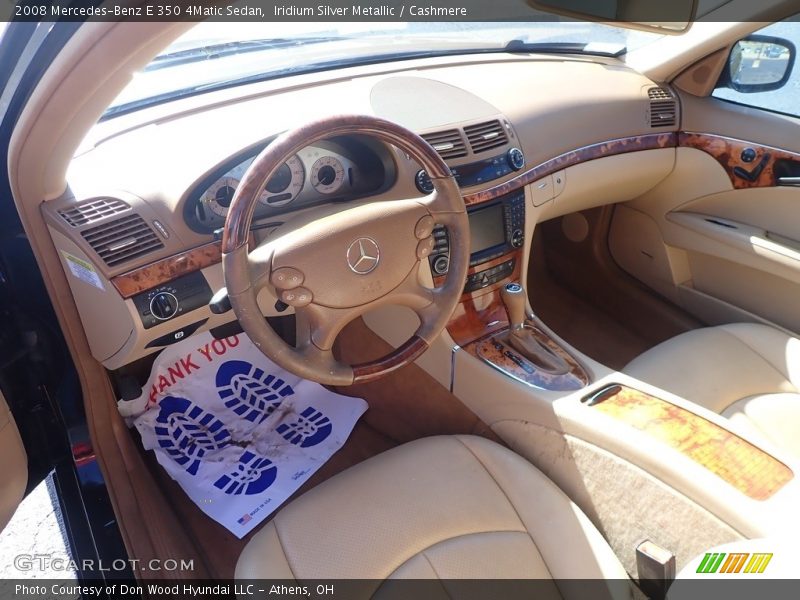 Iridium Silver Metallic / Cashmere 2008 Mercedes-Benz E 350 4Matic Sedan