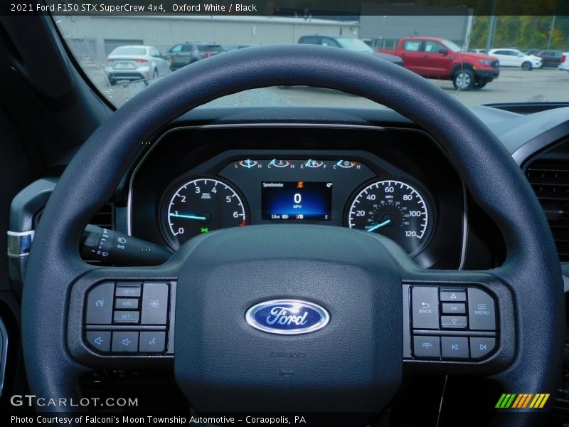 Oxford White / Black 2021 Ford F150 STX SuperCrew 4x4
