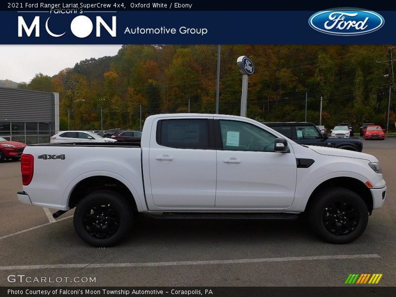 Oxford White / Ebony 2021 Ford Ranger Lariat SuperCrew 4x4