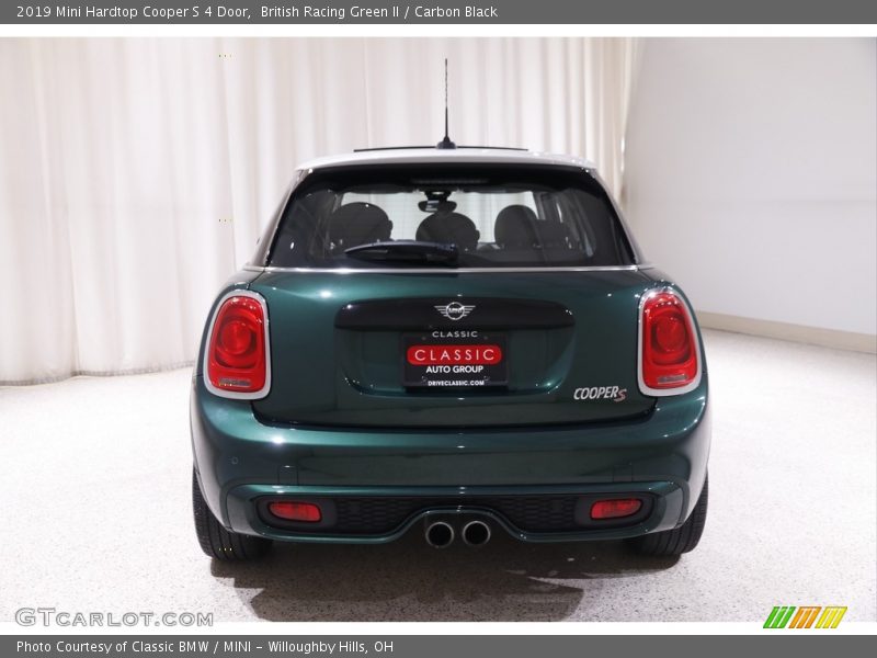 British Racing Green II / Carbon Black 2019 Mini Hardtop Cooper S 4 Door