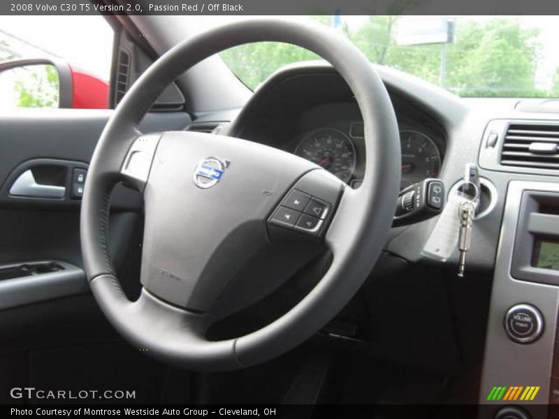 Passion Red / Off Black 2008 Volvo C30 T5 Version 2.0