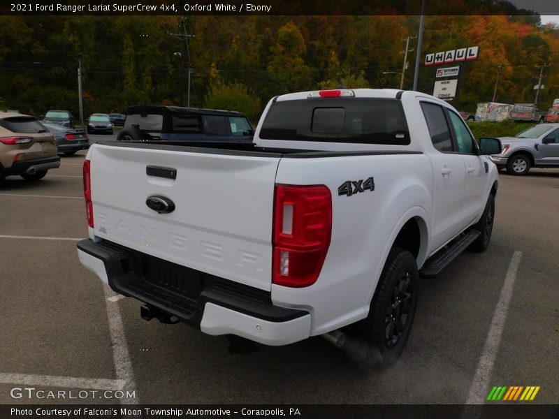 Oxford White / Ebony 2021 Ford Ranger Lariat SuperCrew 4x4