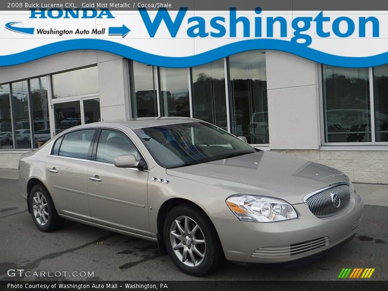 Gold Mist Metallic / Cocoa/Shale 2008 Buick Lucerne CXL