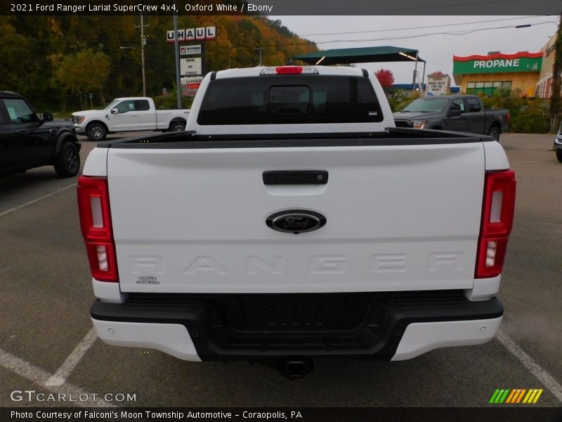 Oxford White / Ebony 2021 Ford Ranger Lariat SuperCrew 4x4