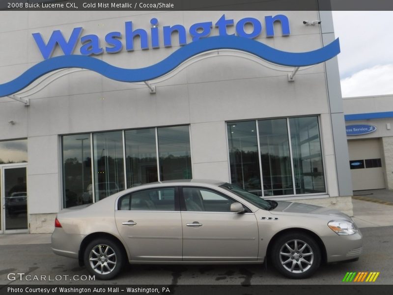 Gold Mist Metallic / Cocoa/Shale 2008 Buick Lucerne CXL