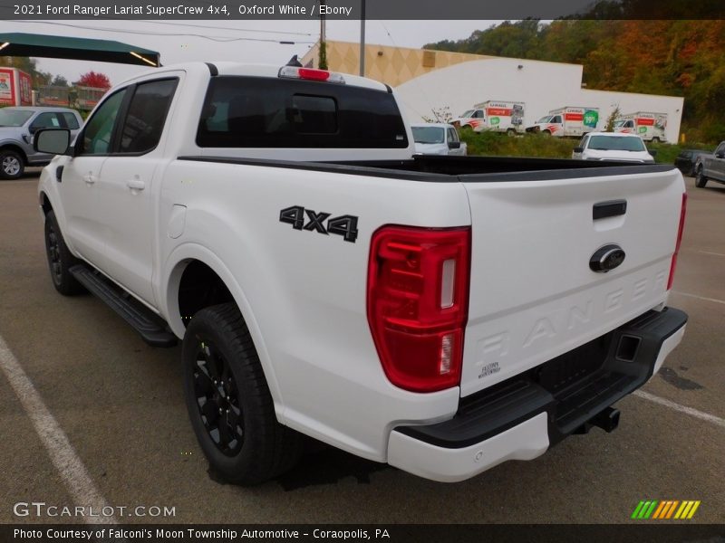 Oxford White / Ebony 2021 Ford Ranger Lariat SuperCrew 4x4
