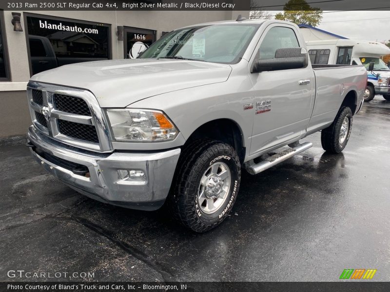 Bright Silver Metallic / Black/Diesel Gray 2013 Ram 2500 SLT Regular Cab 4x4
