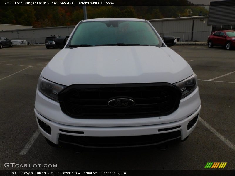 Oxford White / Ebony 2021 Ford Ranger Lariat SuperCrew 4x4