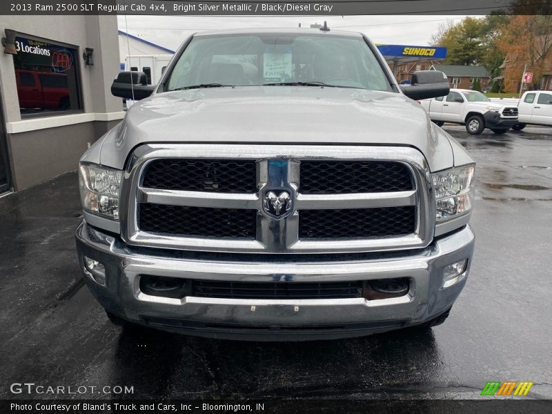 Bright Silver Metallic / Black/Diesel Gray 2013 Ram 2500 SLT Regular Cab 4x4