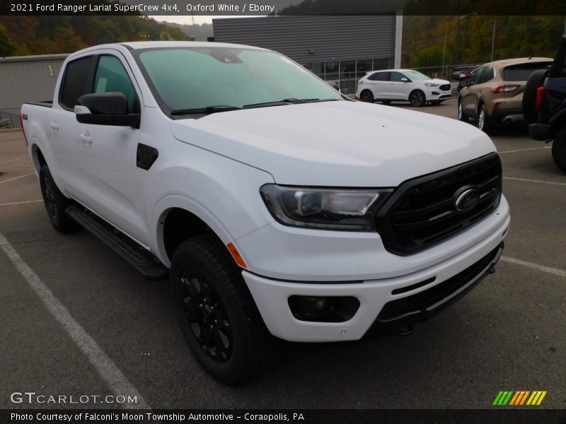 Oxford White / Ebony 2021 Ford Ranger Lariat SuperCrew 4x4