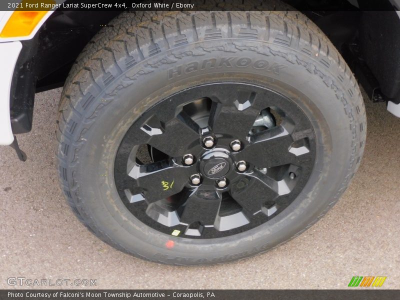 Oxford White / Ebony 2021 Ford Ranger Lariat SuperCrew 4x4