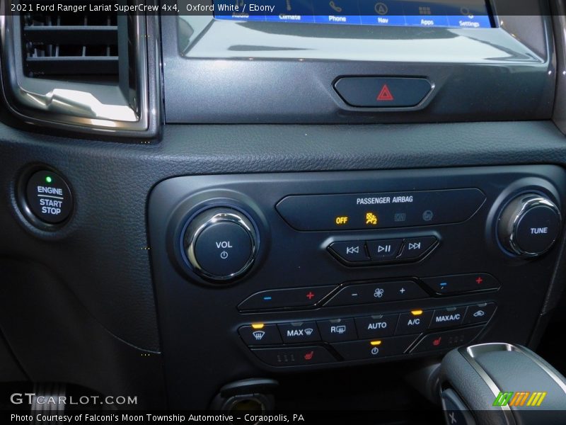 Oxford White / Ebony 2021 Ford Ranger Lariat SuperCrew 4x4