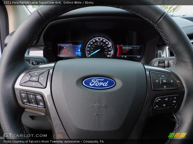 Oxford White / Ebony 2021 Ford Ranger Lariat SuperCrew 4x4