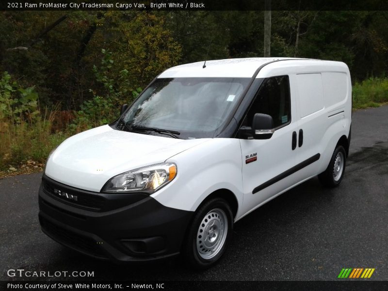 Bright White / Black 2021 Ram ProMaster City Tradesman Cargo Van