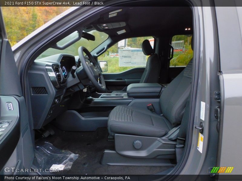  2021 F150 STX SuperCrew 4x4 Black Interior