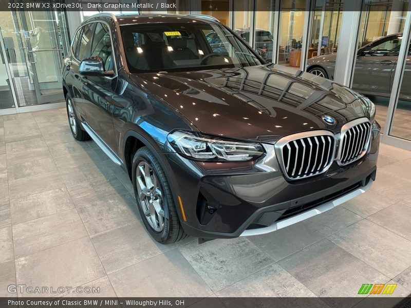 Dark Graphite Metallic / Black 2022 BMW X3 xDrive30i