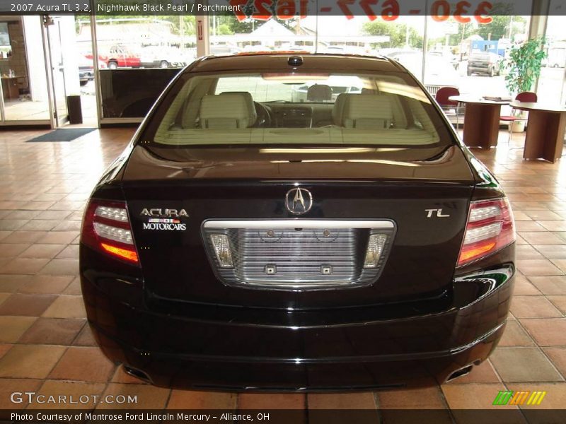 Nighthawk Black Pearl / Parchment 2007 Acura TL 3.2