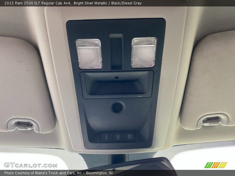 Bright Silver Metallic / Black/Diesel Gray 2013 Ram 2500 SLT Regular Cab 4x4
