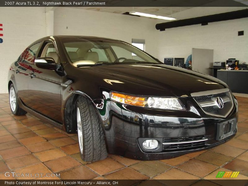 Nighthawk Black Pearl / Parchment 2007 Acura TL 3.2