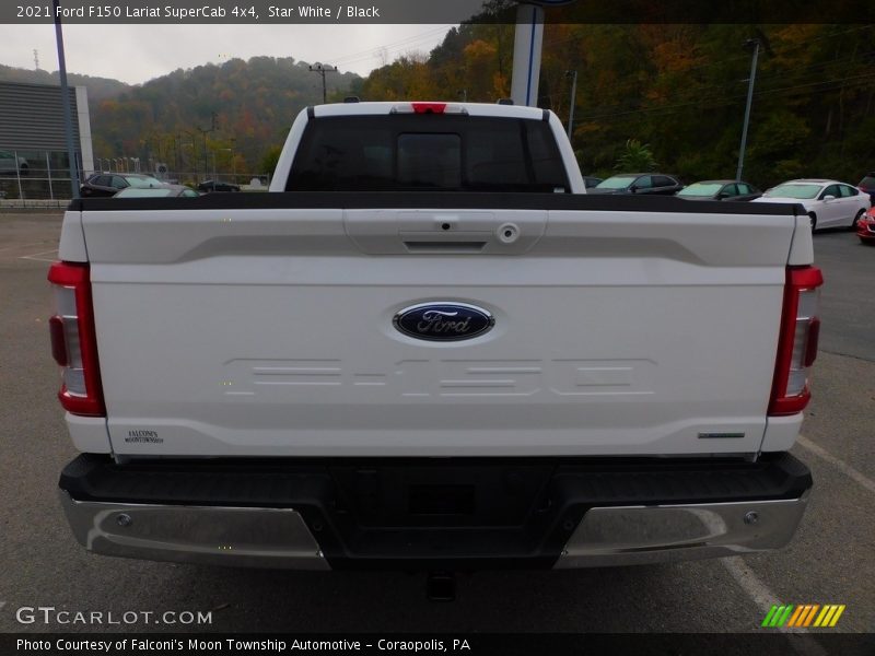 Star White / Black 2021 Ford F150 Lariat SuperCab 4x4