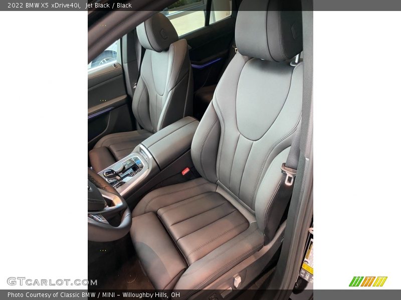 Jet Black / Black 2022 BMW X5 xDrive40i
