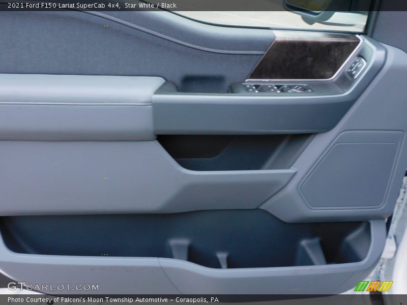 Star White / Black 2021 Ford F150 Lariat SuperCab 4x4