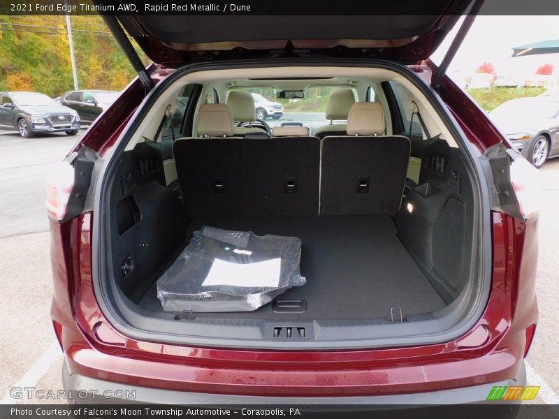  2021 Edge Titanium AWD Trunk