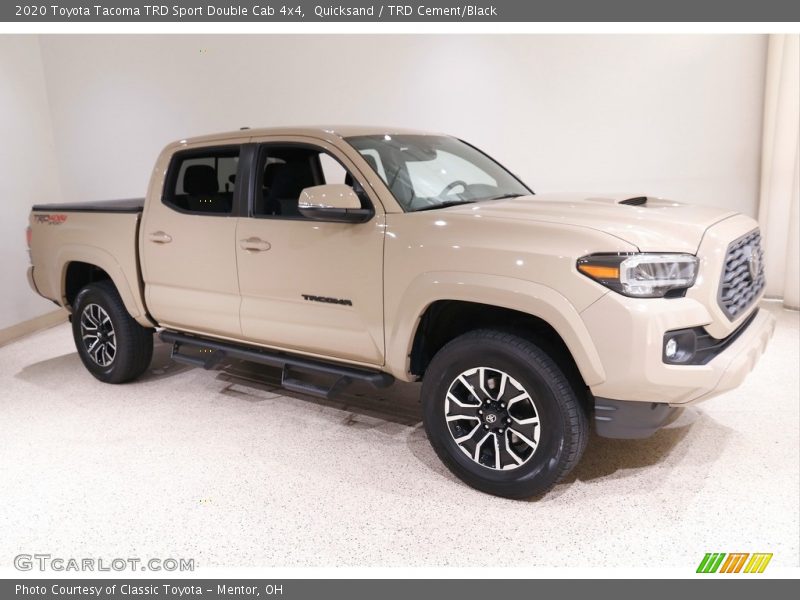 Quicksand / TRD Cement/Black 2020 Toyota Tacoma TRD Sport Double Cab 4x4