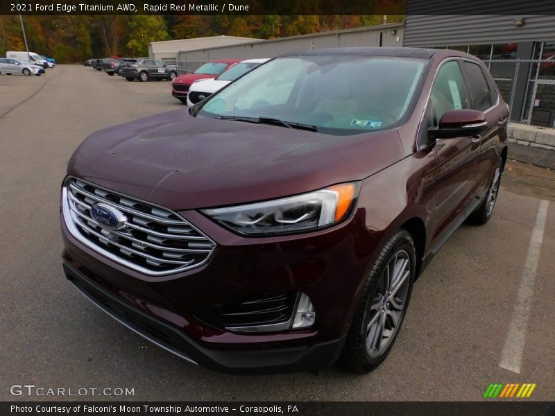 Front 3/4 View of 2021 Edge Titanium AWD